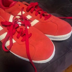 Red adidas Gazelle